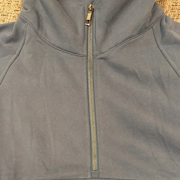 Automet NWT Blue Quarter-Zip Pullover - Picture 5 of 5